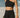 Noserider One Shoulder Surf Bikini Top in Black