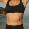 Noserider Surf Bikini Bottom in Black