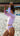 Noserider Cropped Rash Guard in Lavender