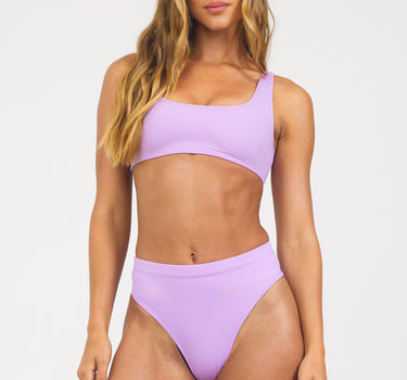 Noserider Surf Bikini Top in Lavender