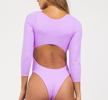 Classic Long-Sleeve Surf Suit in Lavender