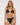 Triangle Surf Bikini Top in Java Rib