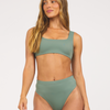 Noserider Surf Bikini Bottom in Sage Green