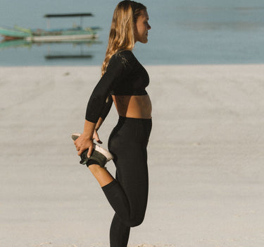 SCODI Swim Pants for Women High Waisted Surf Swimming Pants Tummy Control  Swim Leggings