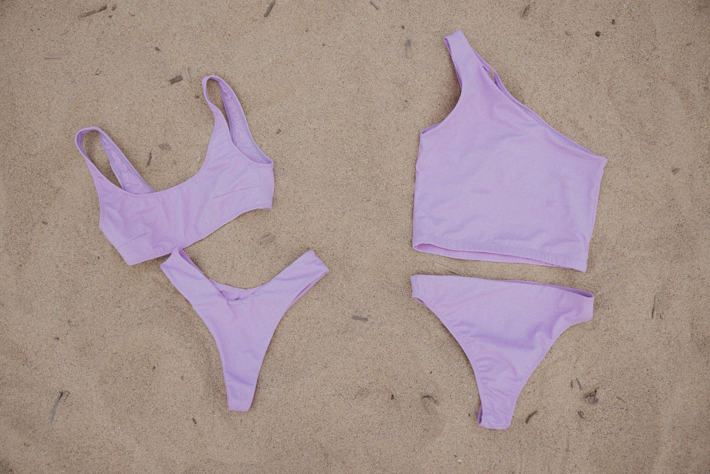 Noserider Surf Bikini Top in Lavender