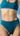 Noserider Surf Bikini Bottom in Ocean Teal